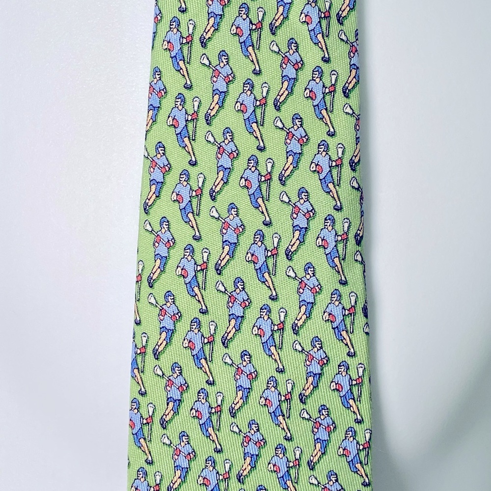 Boys Vineyard Vines Tie - Green Lax